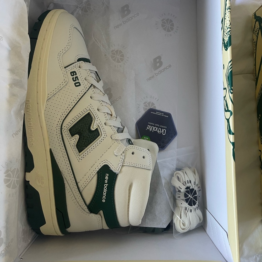 Aime Leon Dore x New Balance 650’s men’s 8.5 - Picture 4 of 5